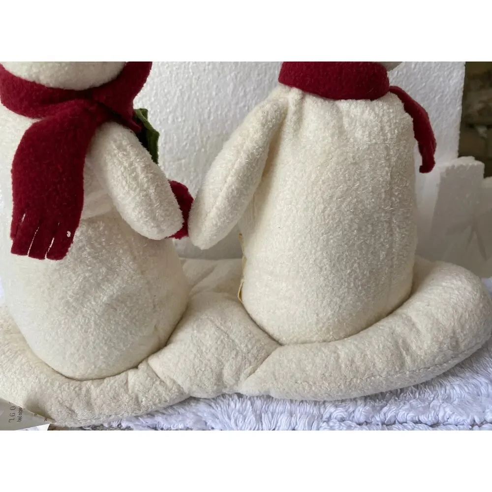 2003 Hallmark Jingle Pals animated musical snowman pair good condition Battery